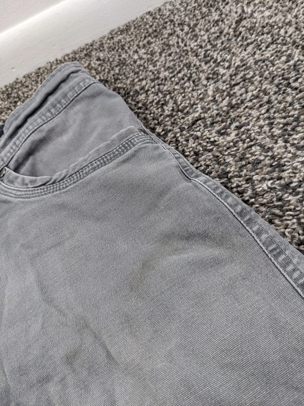 Kuhl Pants Kanvas Jean Patina Dye Stretch Hiking Gray Mens 32x30 5114